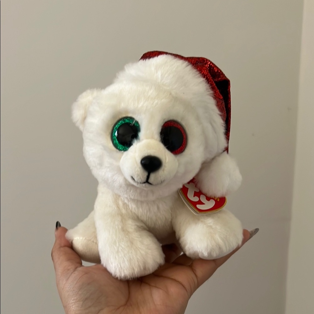 Ty Beanie Babies Christmas Bear Plush